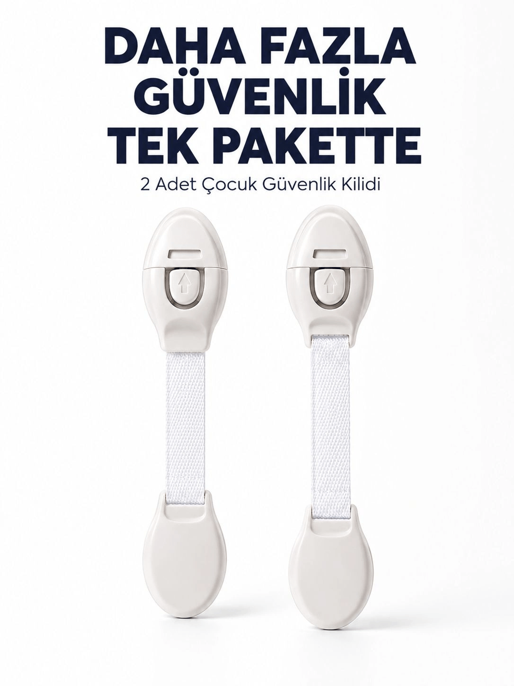 2 Adet Güçlü Yapışkanlı Çocuk Güvenlik Kilidi