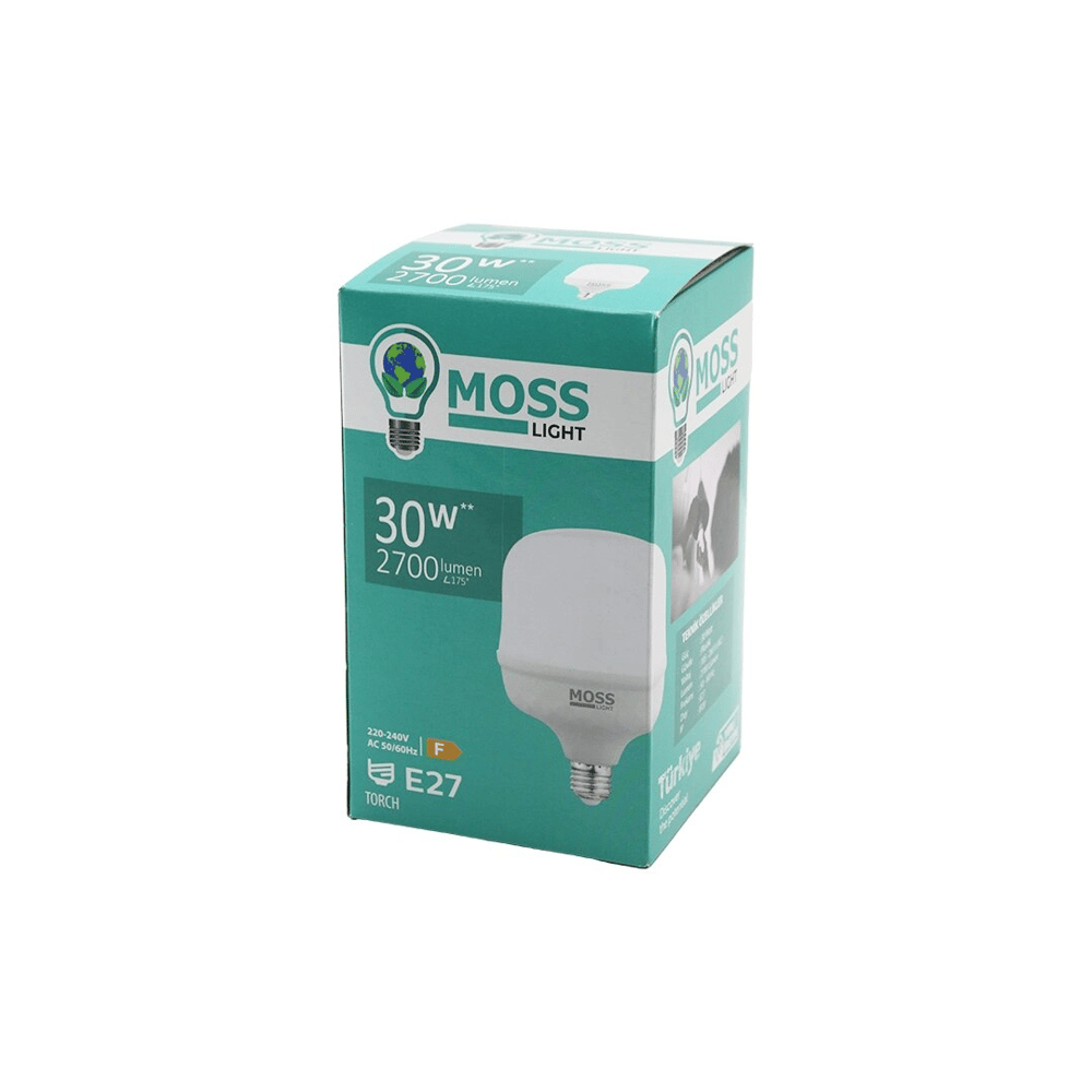 30w  Torch  Led Ampul Plastik E27 2700lumen L175° 5000 Saat Ömür Ip20 185-265v Ac Ms-3097 Bx40