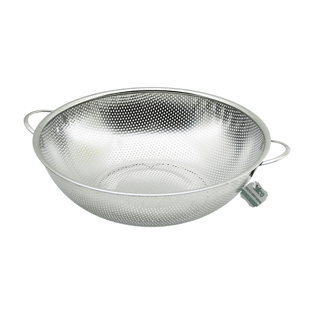 31cm  Metal Kulplu  Çelik Sepet Süzgeç İnce Tel Ayaklı Bx40