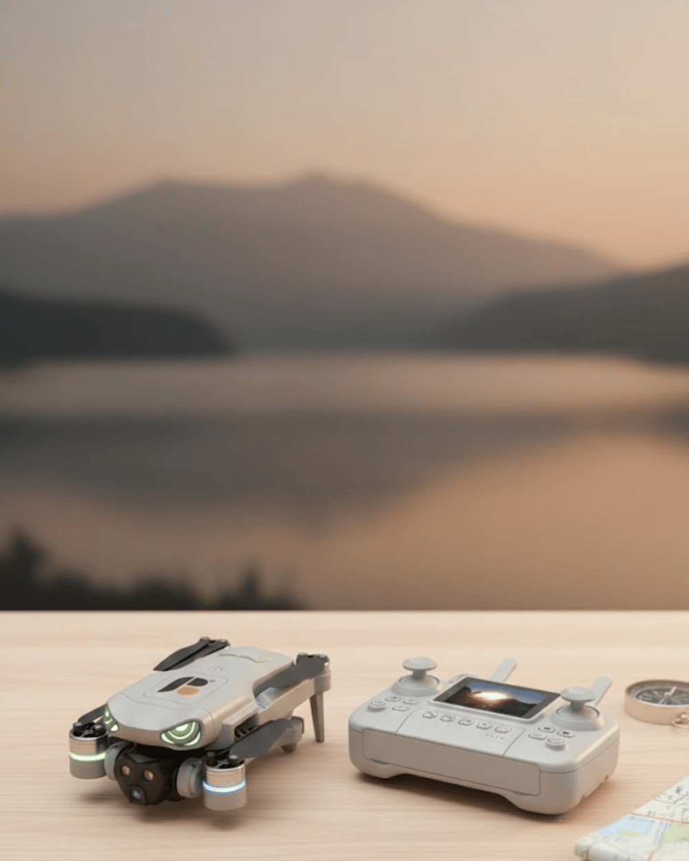 360° Takla ve Çift Kamera Özellikli Hobi Drone