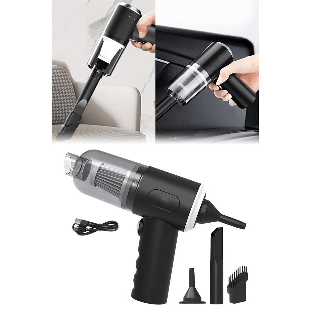 3in1 Çekme - Üfleme Oto-araç - Ev El Tipi Süpürge Usb Şarjlı Mini - Taşınabiliri Hs-22 Bx40