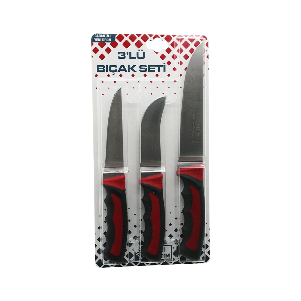 3pcs Kurban Bıçak Seti R-032k--r-320y--r-0403 Kemik Sıyırma - Deri Soyma=yüzme - Kurban Bıçak Bx40