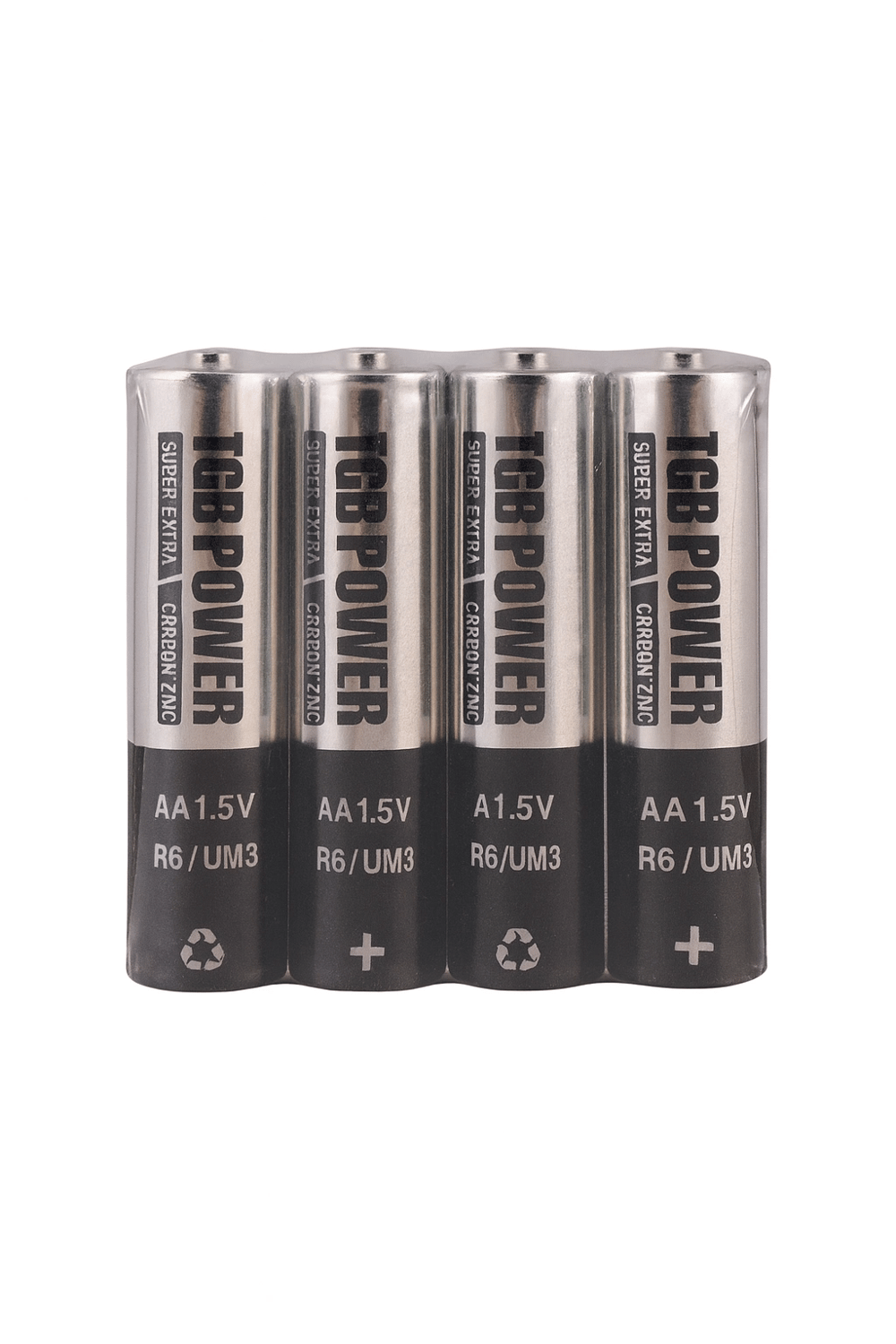 4'lü Kalem Pil AA 1.5V R6 / UM3 – Uzun Ömürlü Karbon Çinko Pil Seti