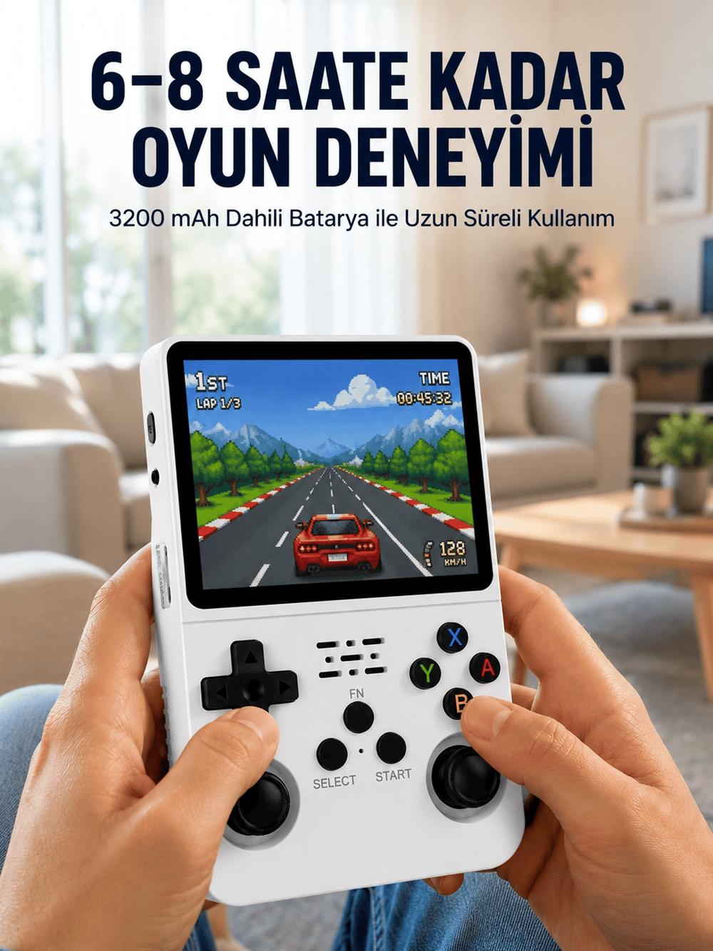 64 GB Retro Oyun Konsolu – Çoklu Emülatör Desteği, Linux Tabanlı Açık Sistem Yeni Nesil