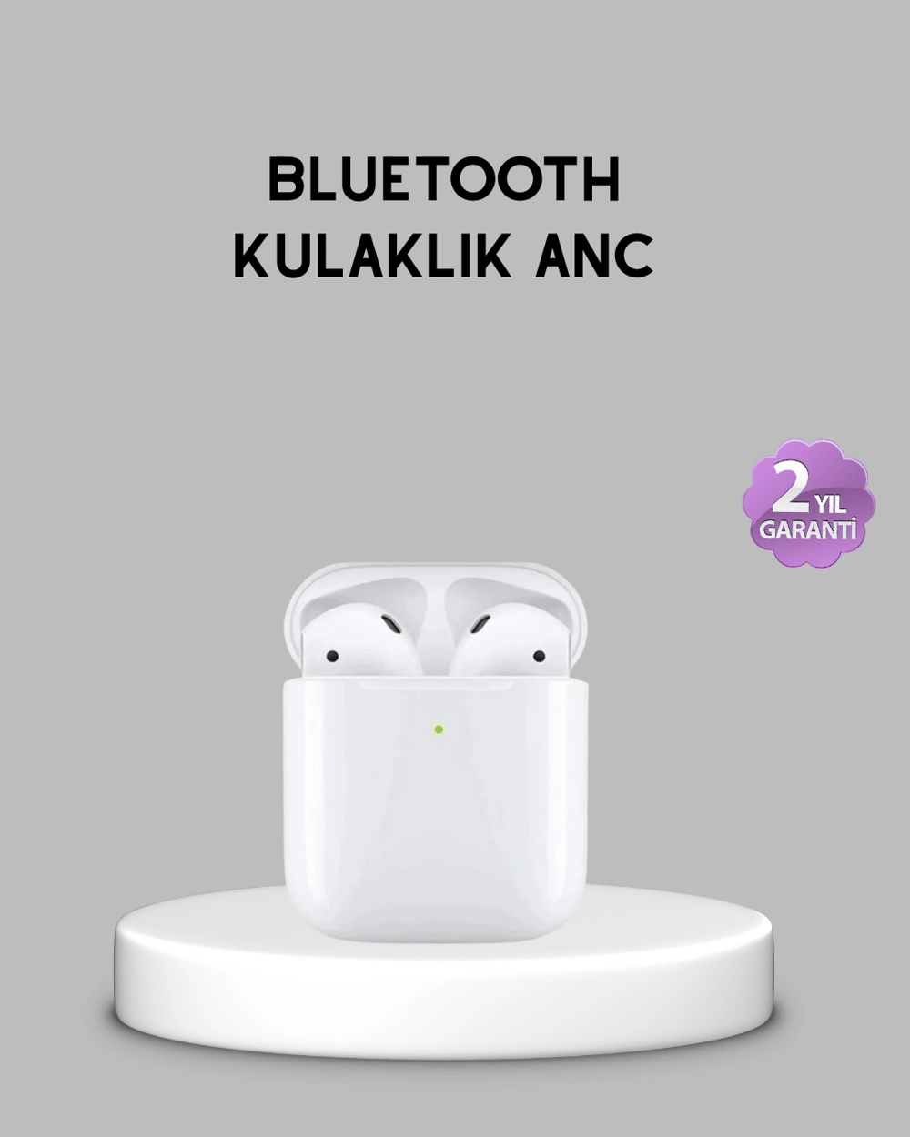 Aktif Gürültü Önlemeli RGB Işıklı Kablosuz Kulak Üstü Kulaklık