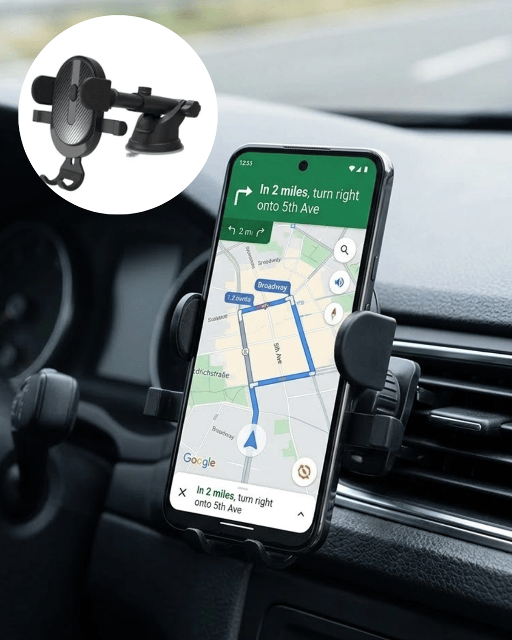 Araç İçi Telefon Tutucu Havalandırma Izgara Telefon Standı