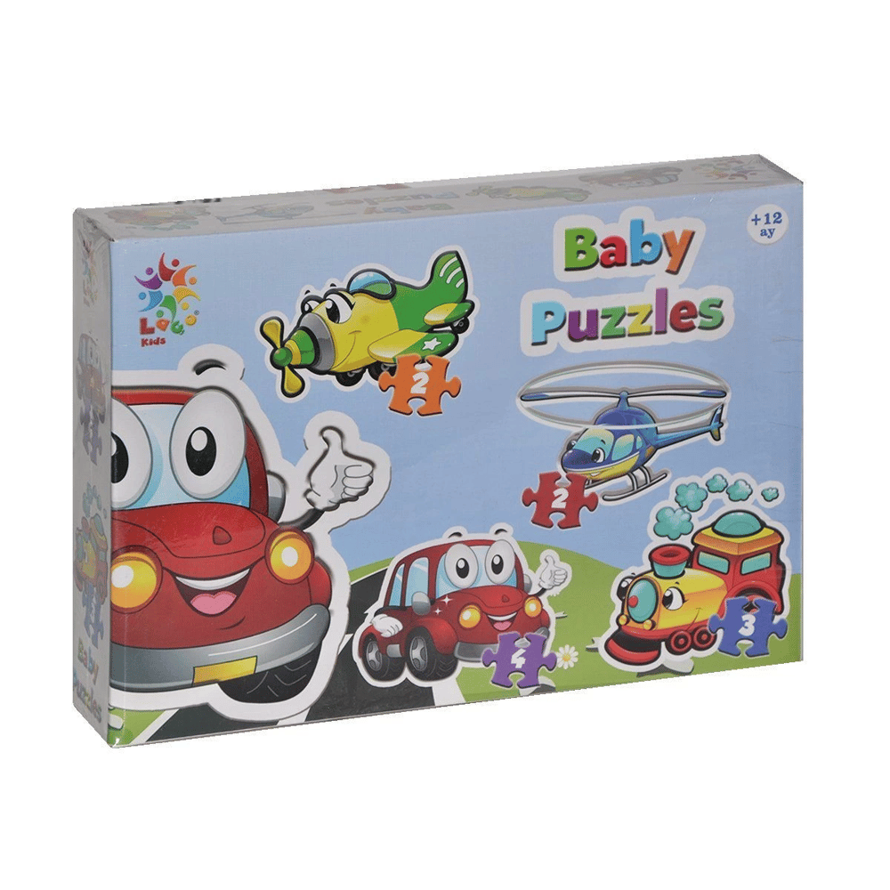 BYB003 BABY PUZZLE TAŞITLAR