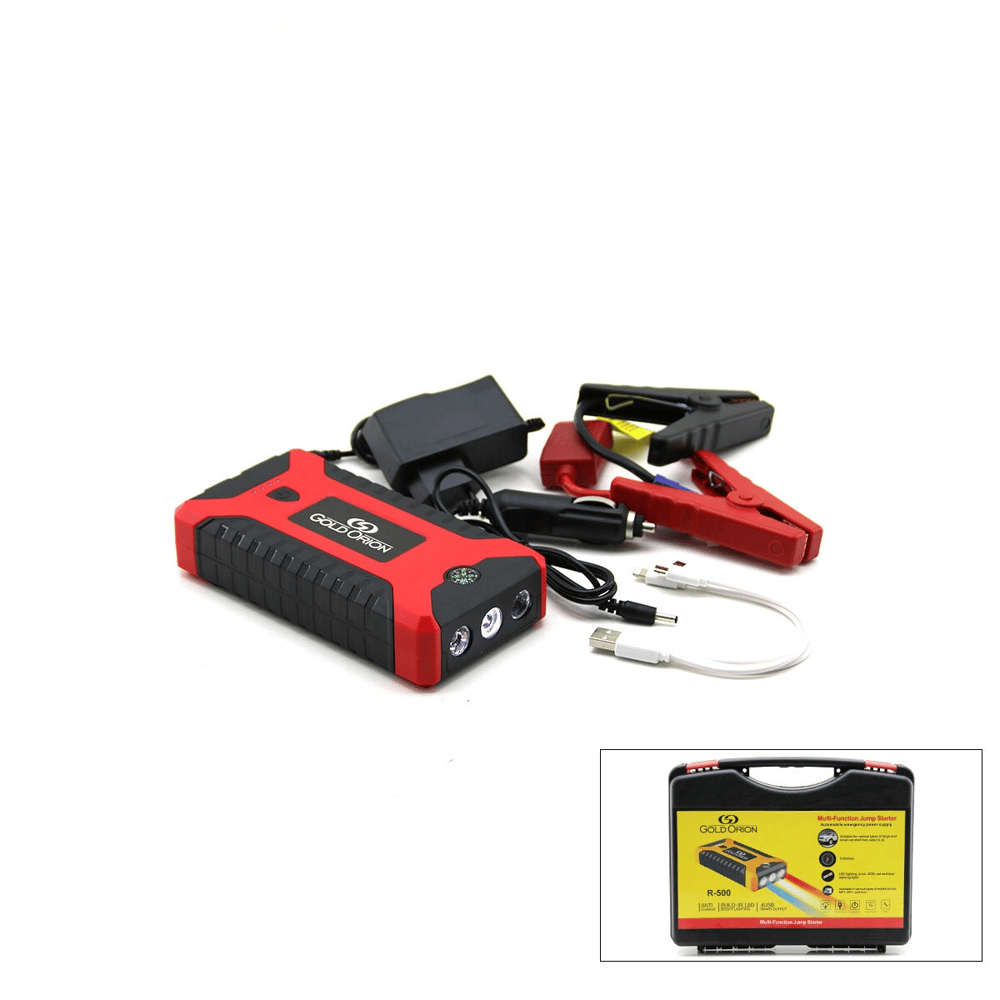 Çok Fonksiyonlu Ato - Araç Takviye Set Taşınabilir 4 Usb Çıkışlı Powerbank Özellik - Fener - Cob - Pusula Bx40