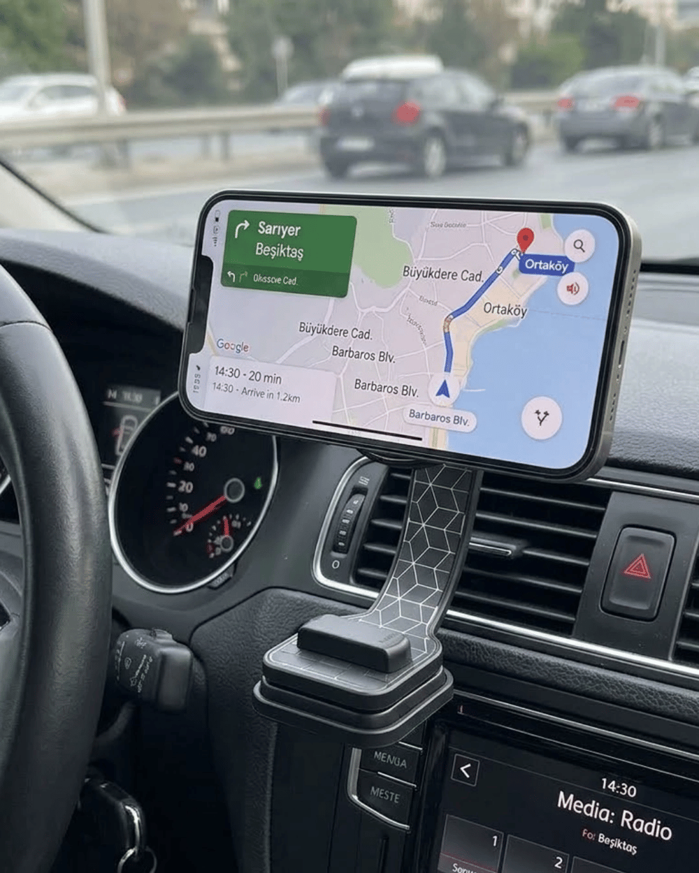 Dashboard Manyetik Telefon Tutucu Ayarlanabilir Telefon Standı