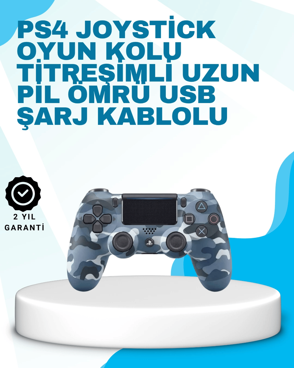 Dokunmatik Kontrollü Oyun Kolu – Menü Geçişleri ve Komutlar İçin Kolay Erişim