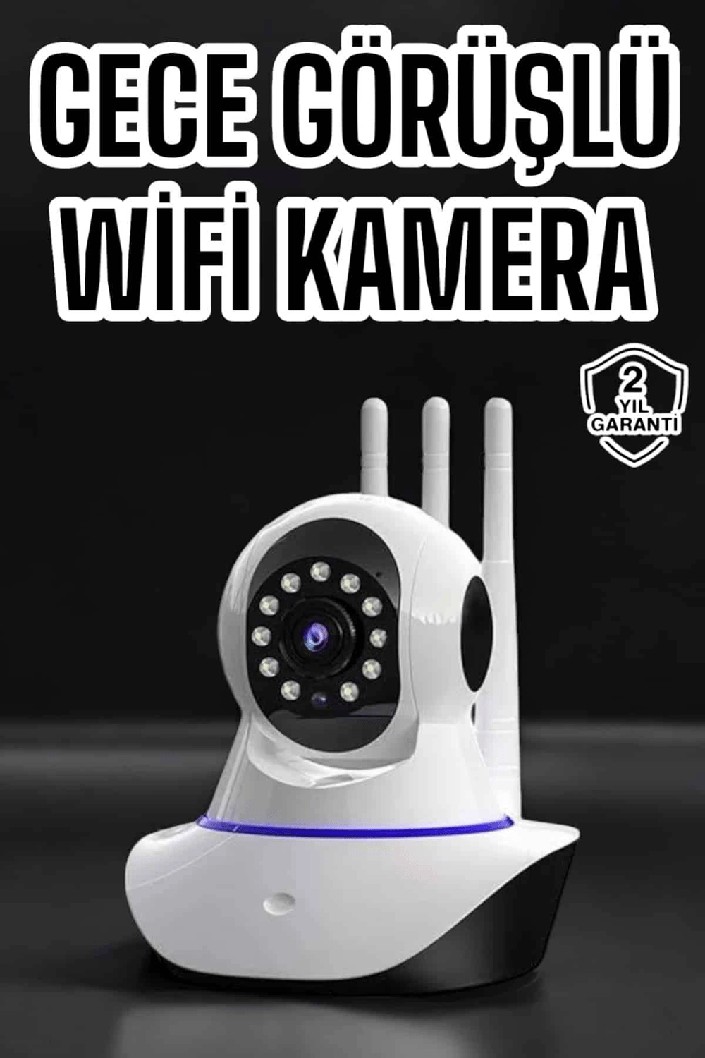 Ev Kamerası Wifi Kamerası Video Kayıt Çift Yönlü Hareket Sensörü Bebek