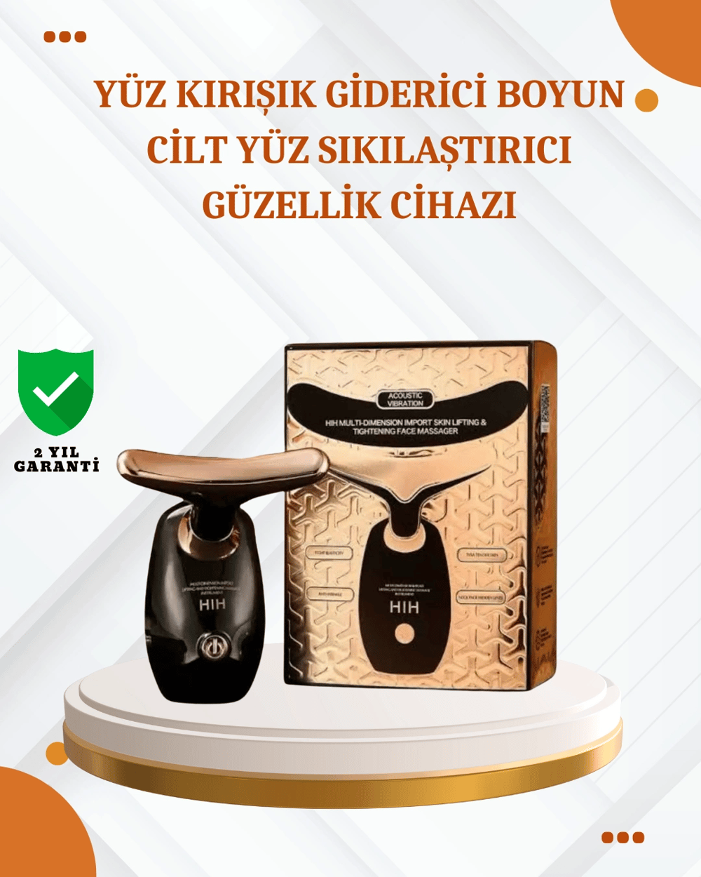 Göz Altı Serinletici Yüz Masaj Cihazı – Serum Emilimini Artırır