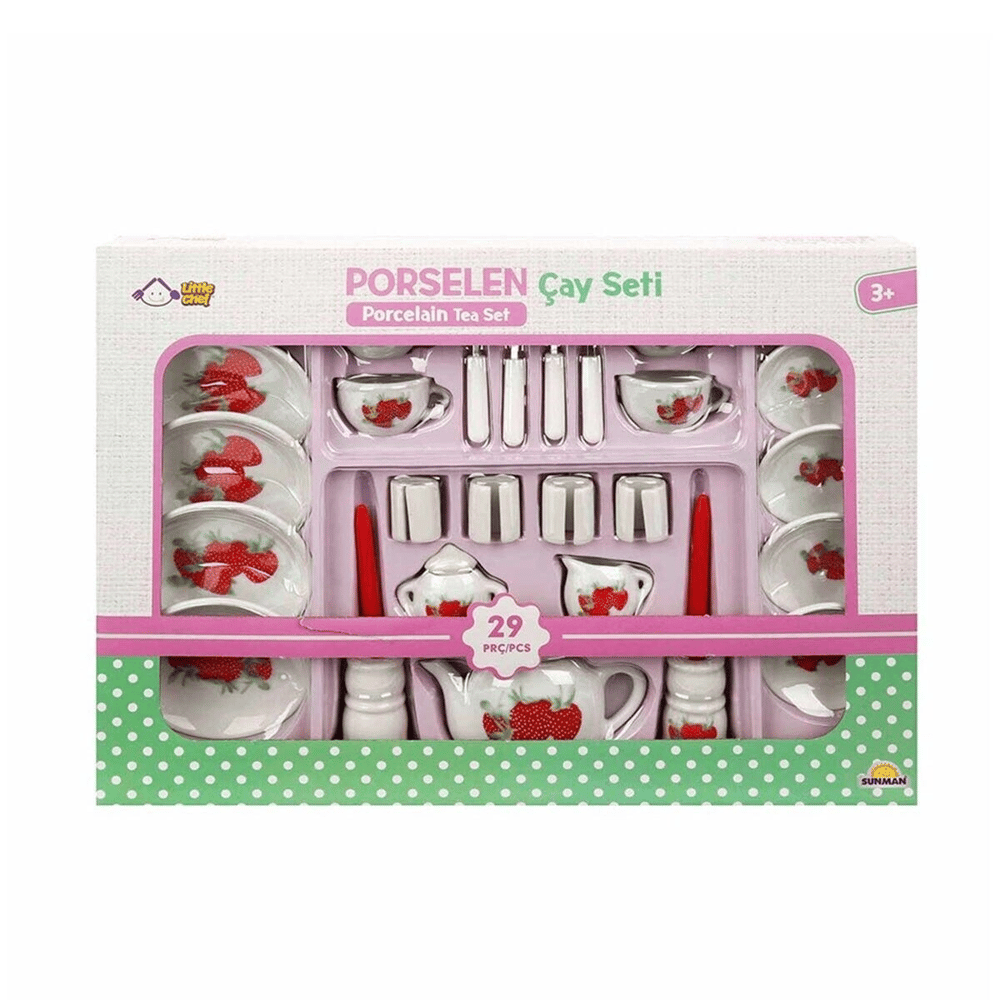 H2129 SUN-RST-H-AY SETİ 29 PARÇA PORSOLEN - STOKTA OLAN GÖNDERİLİR