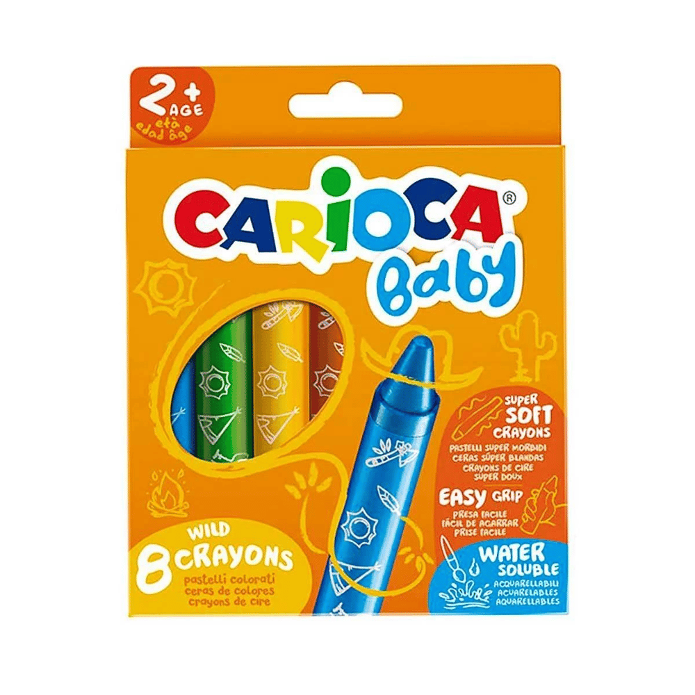 Jumbo Bebek Yumuşak Pastel Boya 8'li