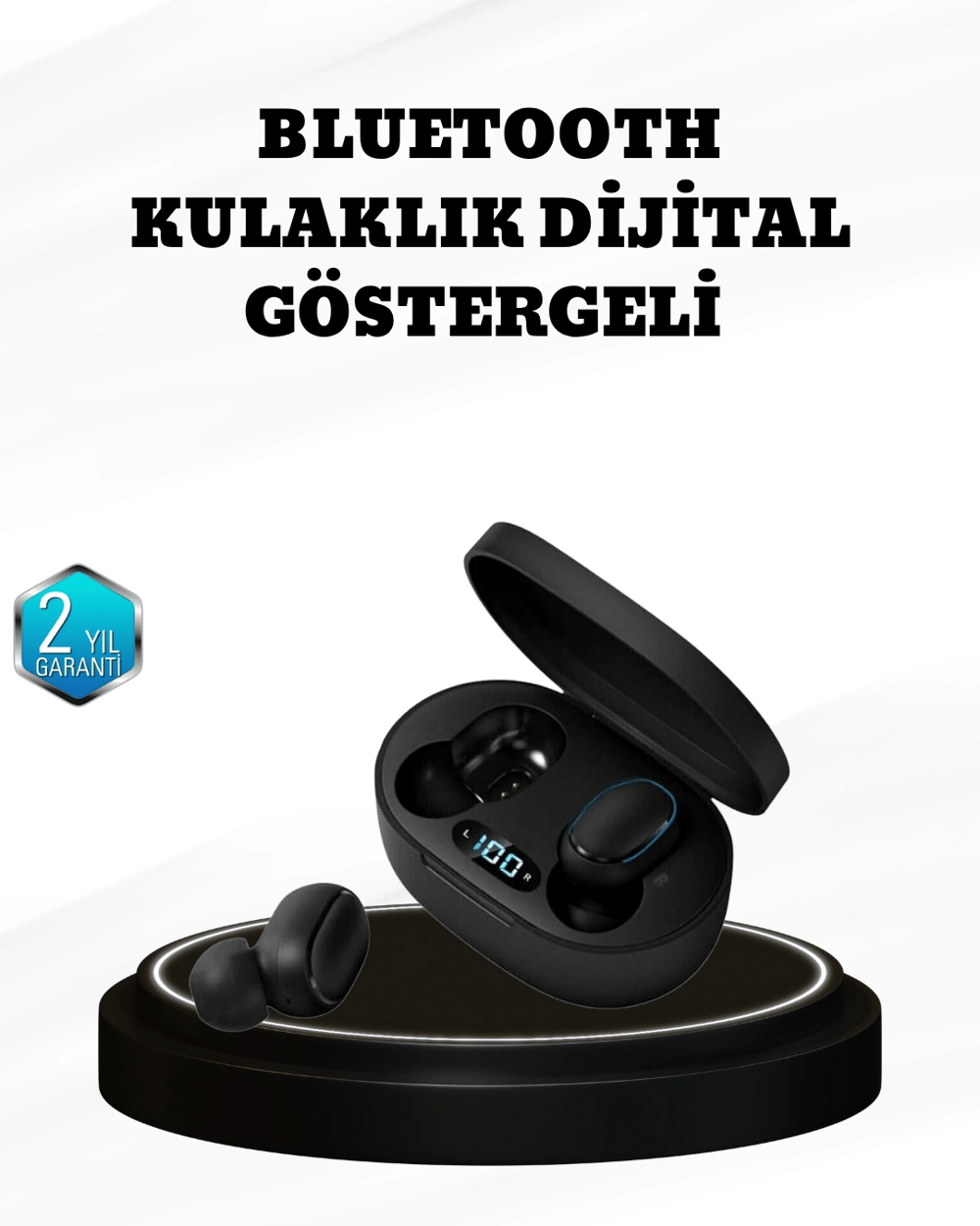Kablosuz Bluetooth Kulaklık – Gürültü Önleyici, Suya Dayanıklı, Mikrofonlu, Uzun Pil Ömürlü