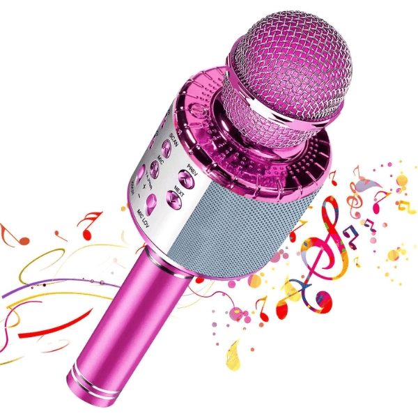 Kablosuz Hoparlörlü Bluetooth Karaoke Mikrofonu