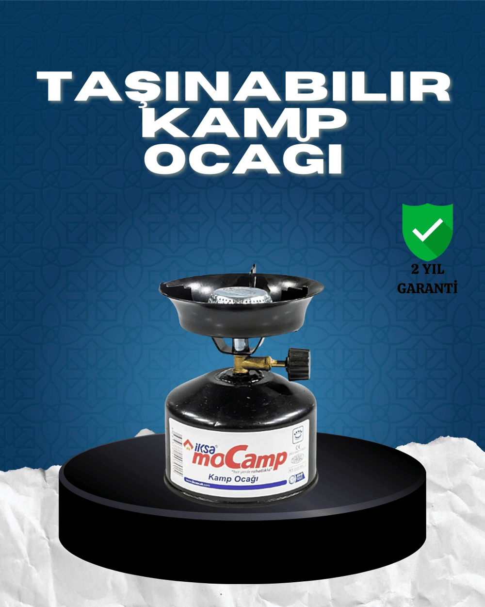 Kamp Ocağı Seti Taşınabilir Tüp ve Denge Aparatlı