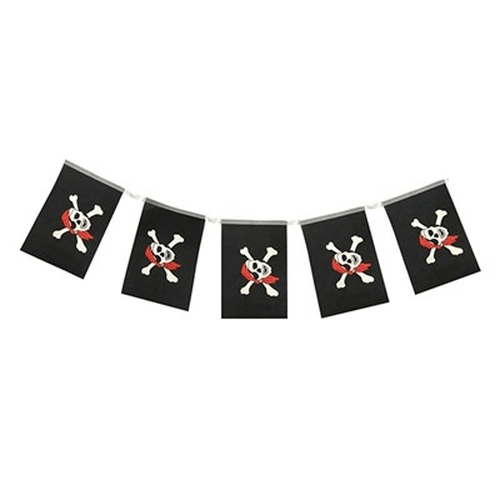 Korsan Partisi Korsan Logo Baskılı Flama Süs Afiş Süsleme 8 Li Bx40