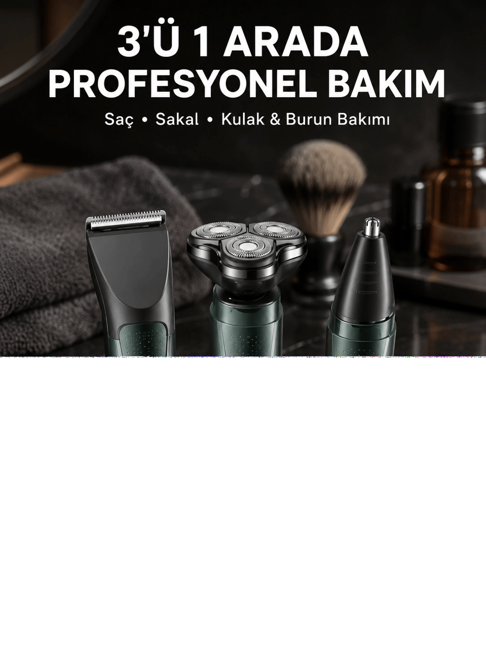 Kulak Ve Burun Başlıklı Profesyonel Tıraş Makinesi Yeni Nesil