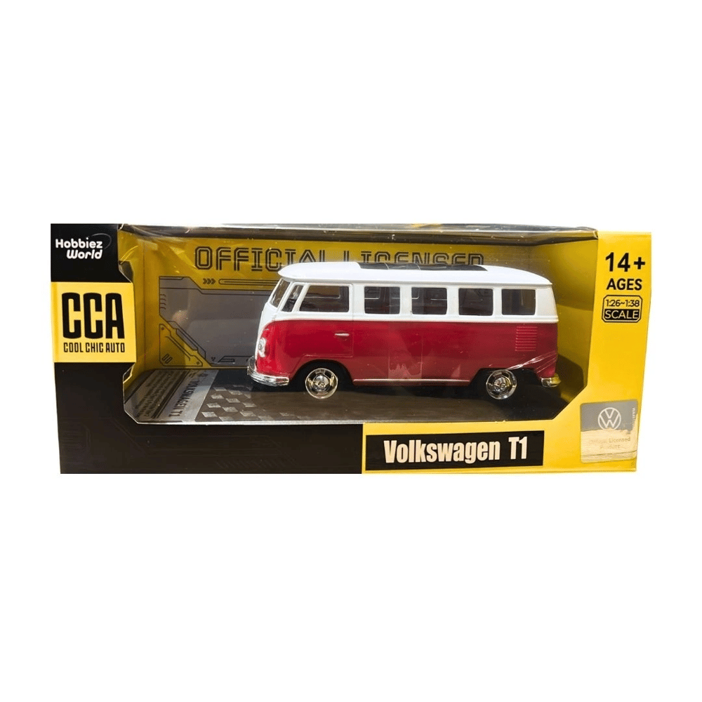 Minik 1/32 Klasik Volkswagen T1 Model Araba - Tek Renk Seçimi, Koleksiyon Vitrin İçin BX-313410