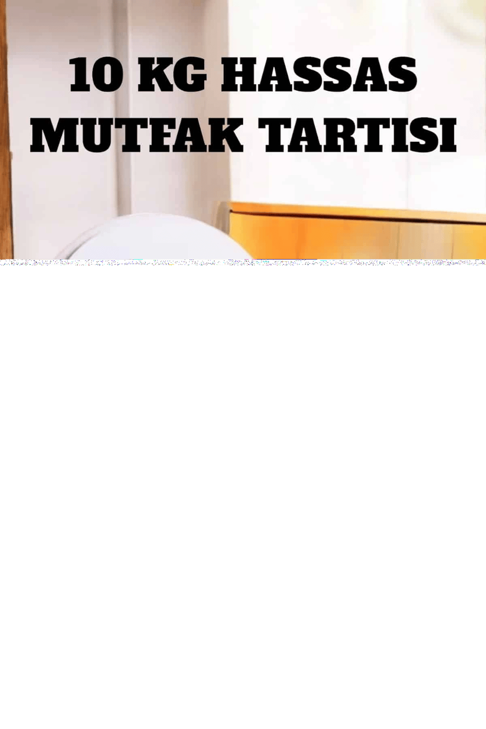 Net LCD Ekran ve Otomatik Kapanma Özelliği ile Uzun Ömürlü Dijital Mutfak Tartısı