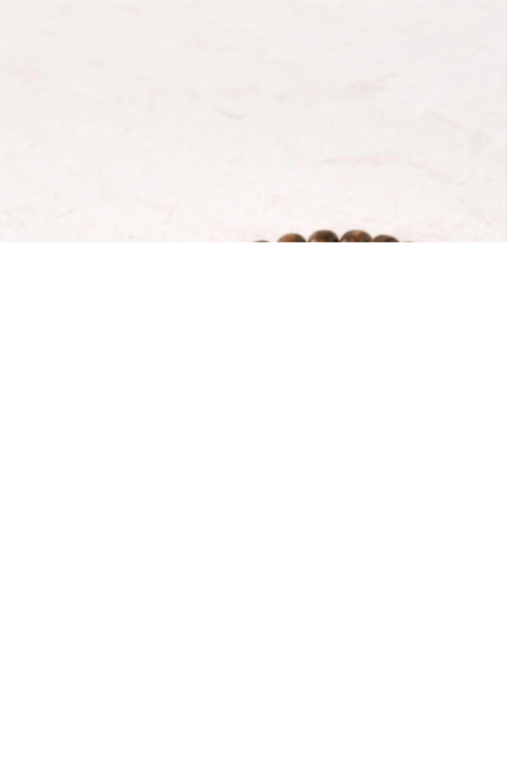 Oval Bambu Ahşap Bileklik 6 mm
