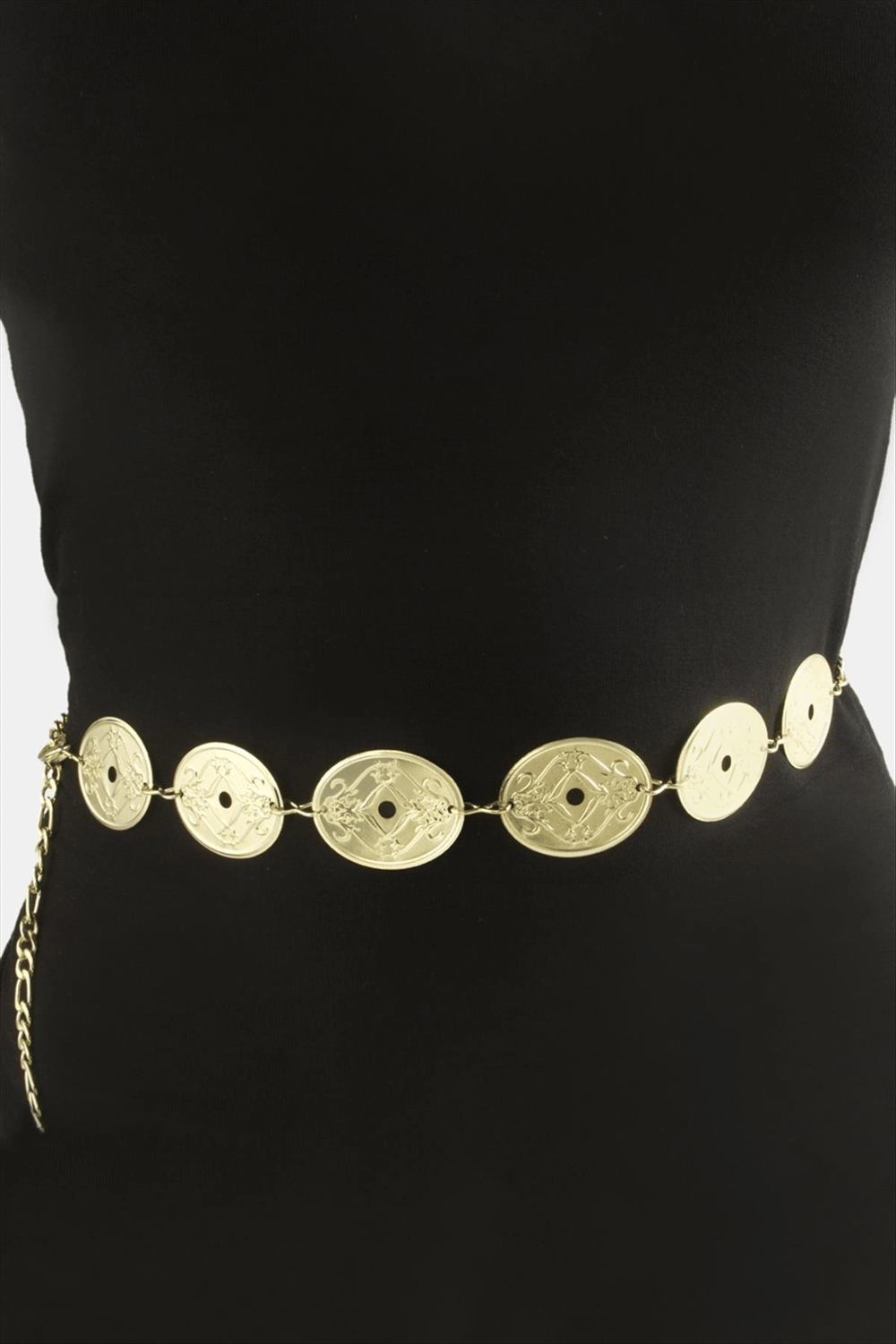 Oval Metal Zincir Kemer