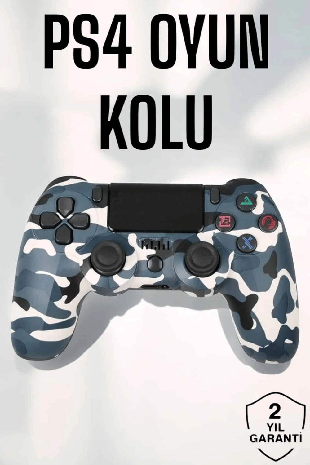 PS4 Oyun Kolu Kamuflaj Desenli Joystick
