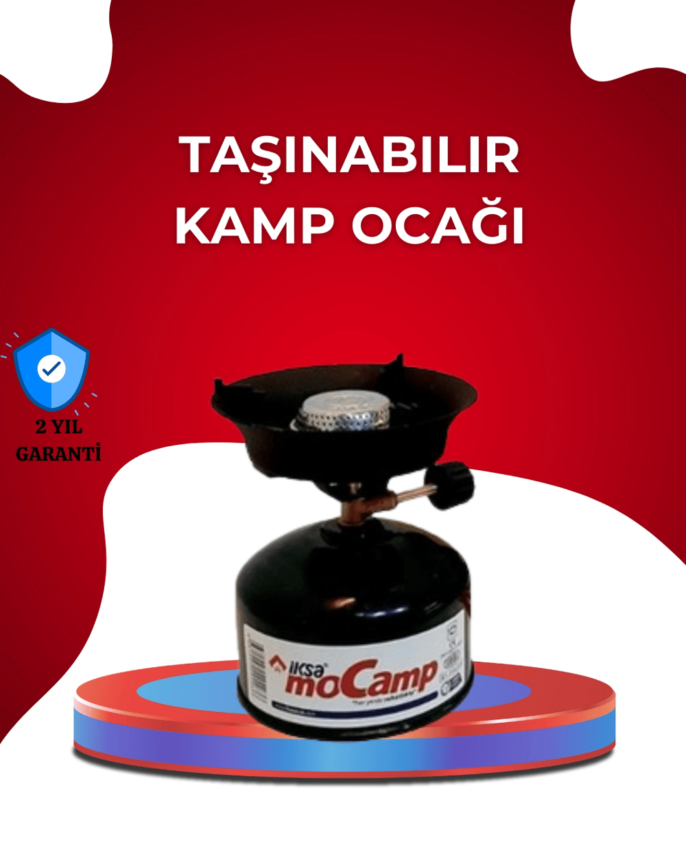 Piknik ve Doğa Yürüyüşü İçin Taşınabilir Kamp Ocağı