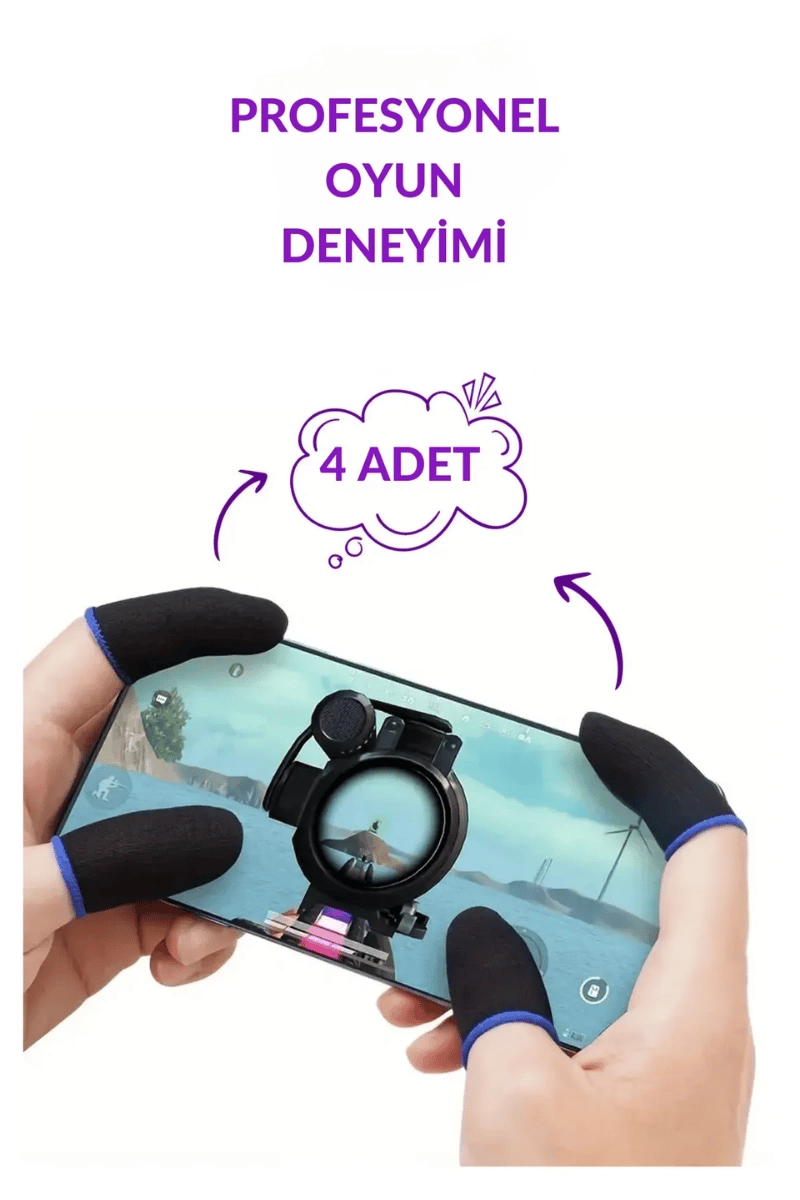 Pubg Parmaklık Eldiveni Keskin Kontrol ve Konfor Oyun Performansı Arttırır Dayanıklı Oyuncu Tercihi