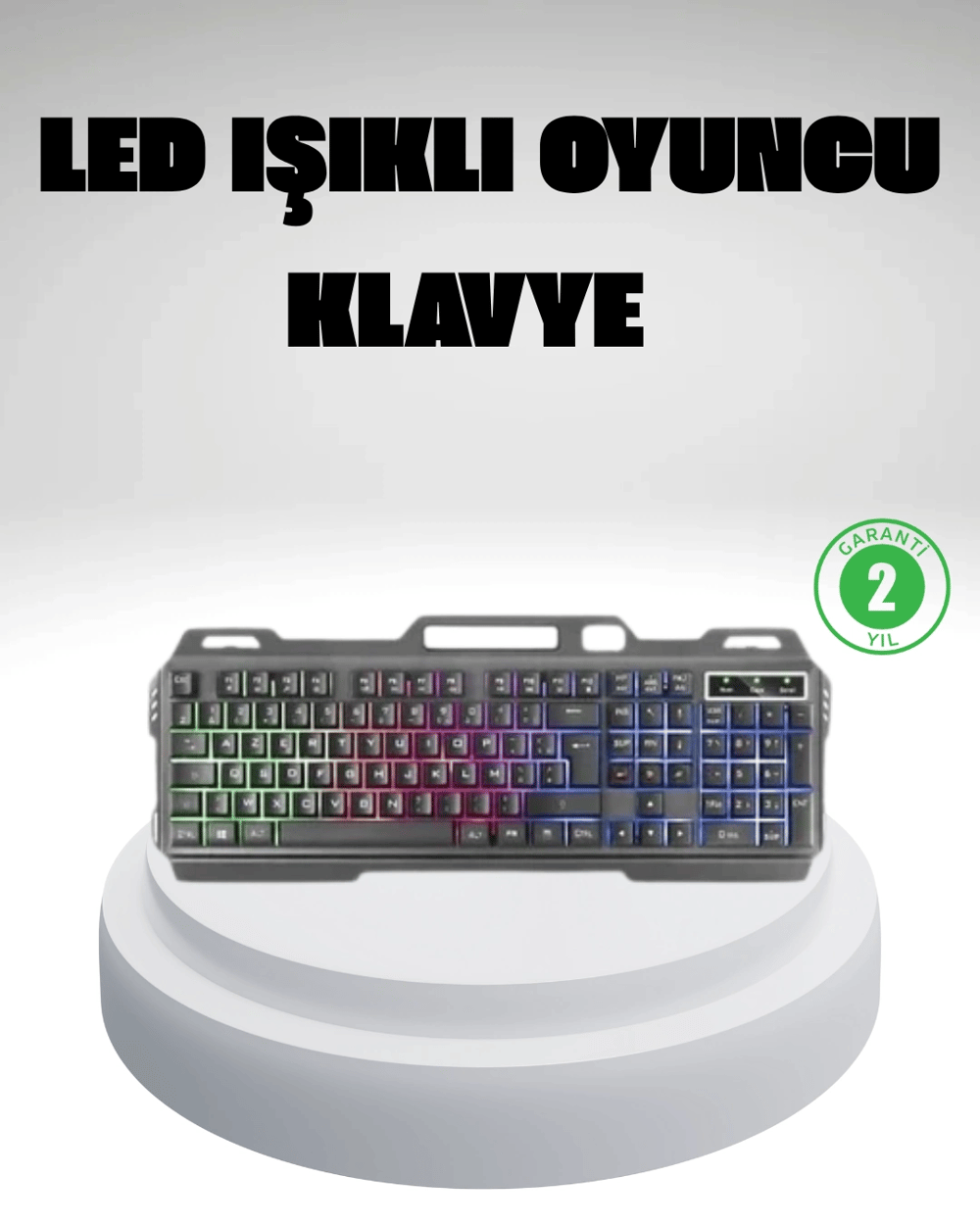 RGB Işıklı Oyuncu Klavye Mouse Seti – Türkçe Q, Ayarlanabilir DPI, Ergonomik ve Dayanıklı Tasarım