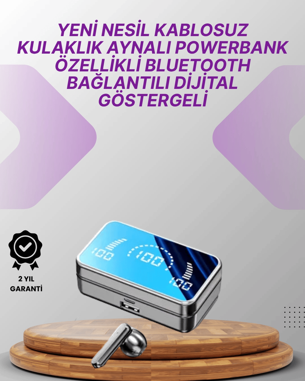S20 Kablosuz Kulaklık – 360° Surround Stereo Ses Sistemi ile Derin Ses Deneyimi