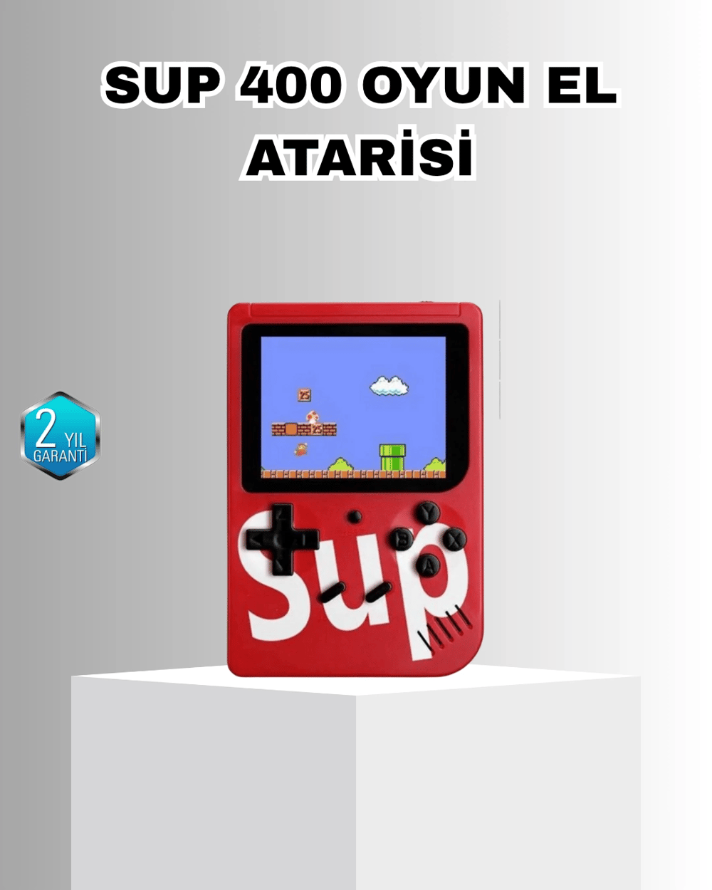 SUP Game Box El Konsolu – 500 Oyunlu, TV Bağlantılı, 5 Saat Oyun Süresi