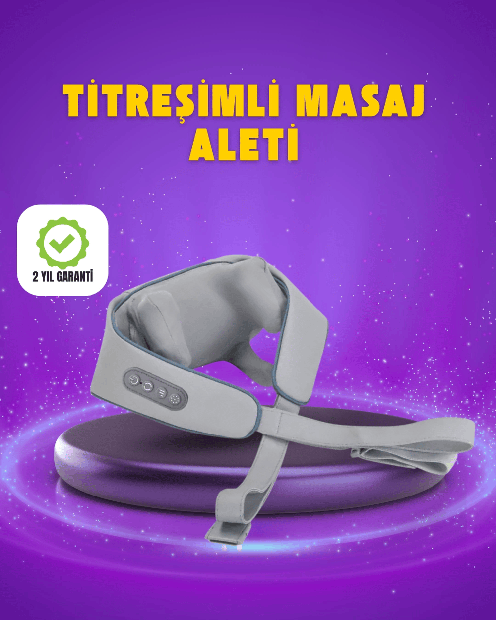 Servikal Rahatlatıcı Masaj Aleti | Trapezius ve Sırt İçin Uygun