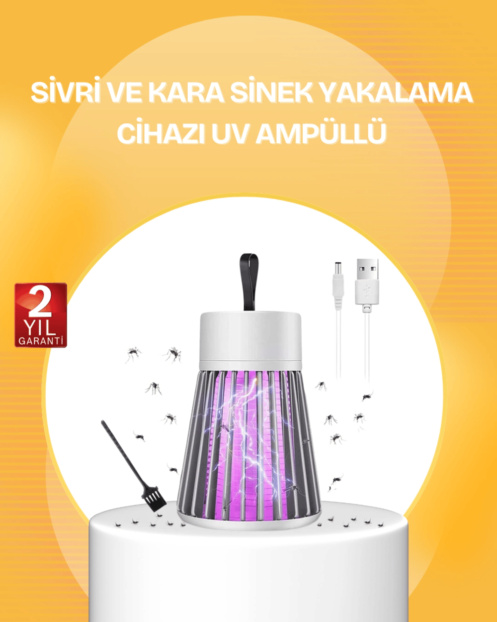 Sessiz ve Güvenli Sivrisinek Kovucu Lamba