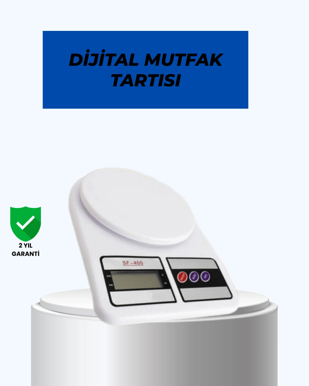 Taşınabilir Dijital Terazi – Çift Ölçü Birimi Destekli