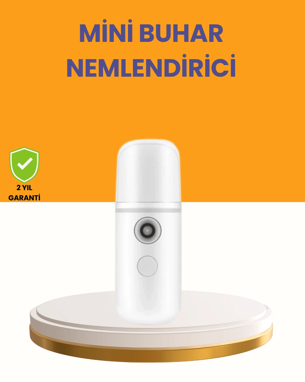 Taşınabilir Şarjlı Buhar Nemlendirici – Kablosuz Akıllı Pro Teknolojili Mini Cilt ve Ortam Nemlendirici
