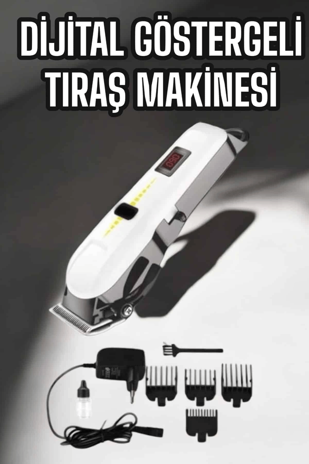 Tıraş Makinesi Uzun Ömürlü Batarya, Keskin Bıçaklar ve Profesyonel