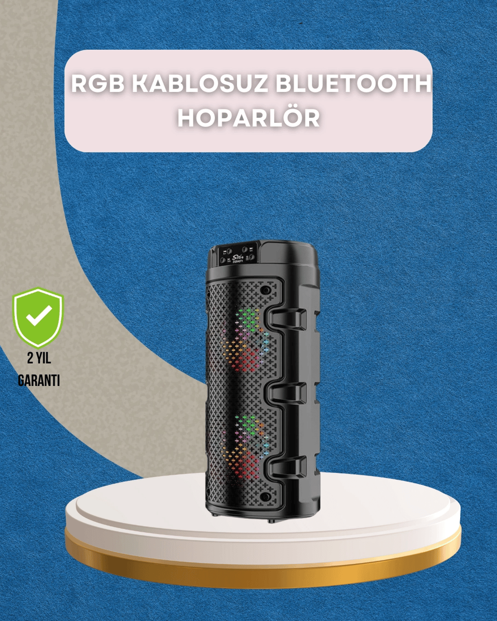 USB, SD Kart ve AUX Girişli Taşınabilir Hoparlör