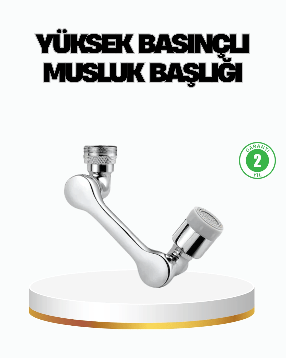 Üç Segmentli 1080 Derece Musluk Aparatı Esnek Döner Havalandırıcı Pratik Kullanım