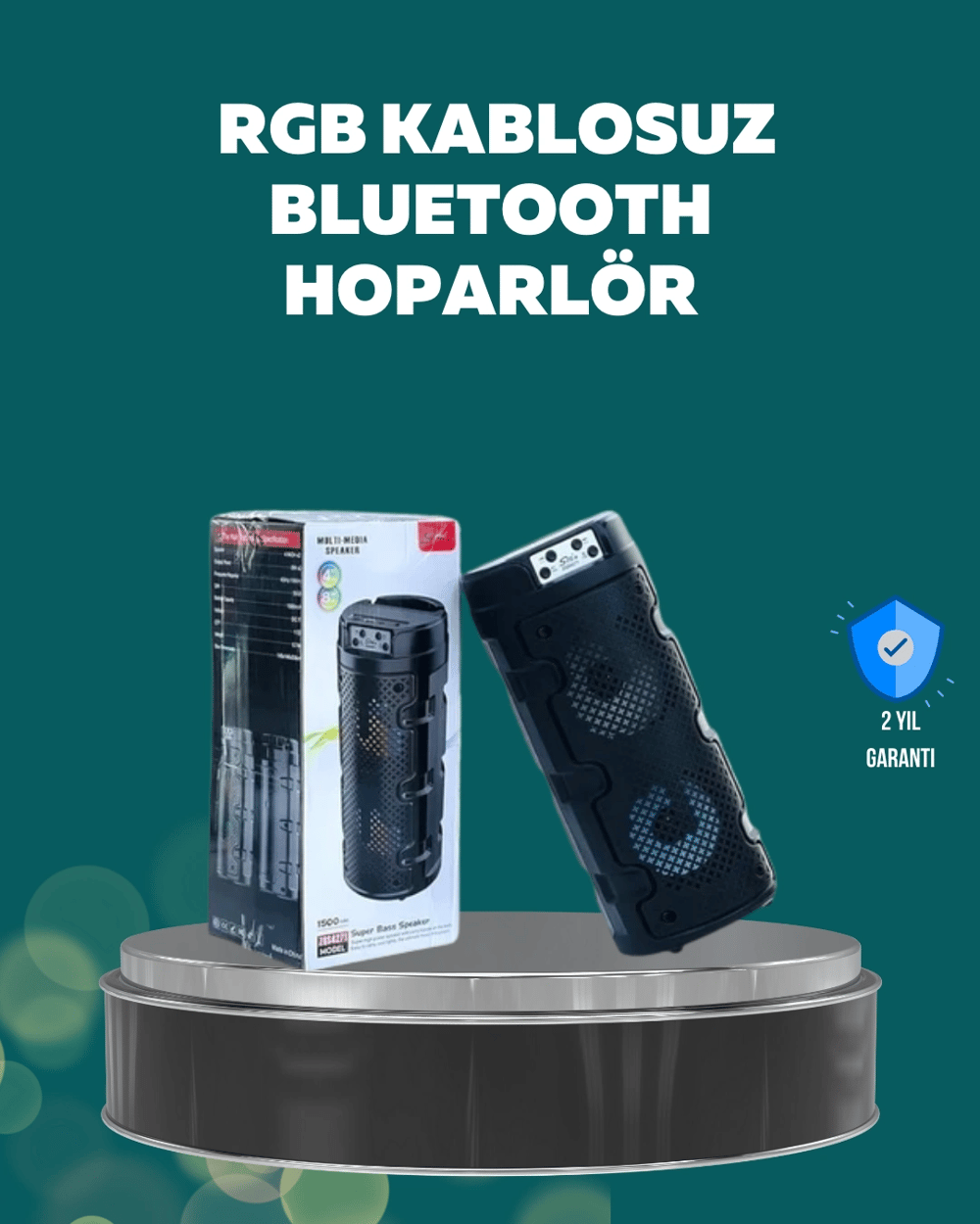 Uzun Pil Ömrü Sunan Kablosuz Bluetooth Hoparlör