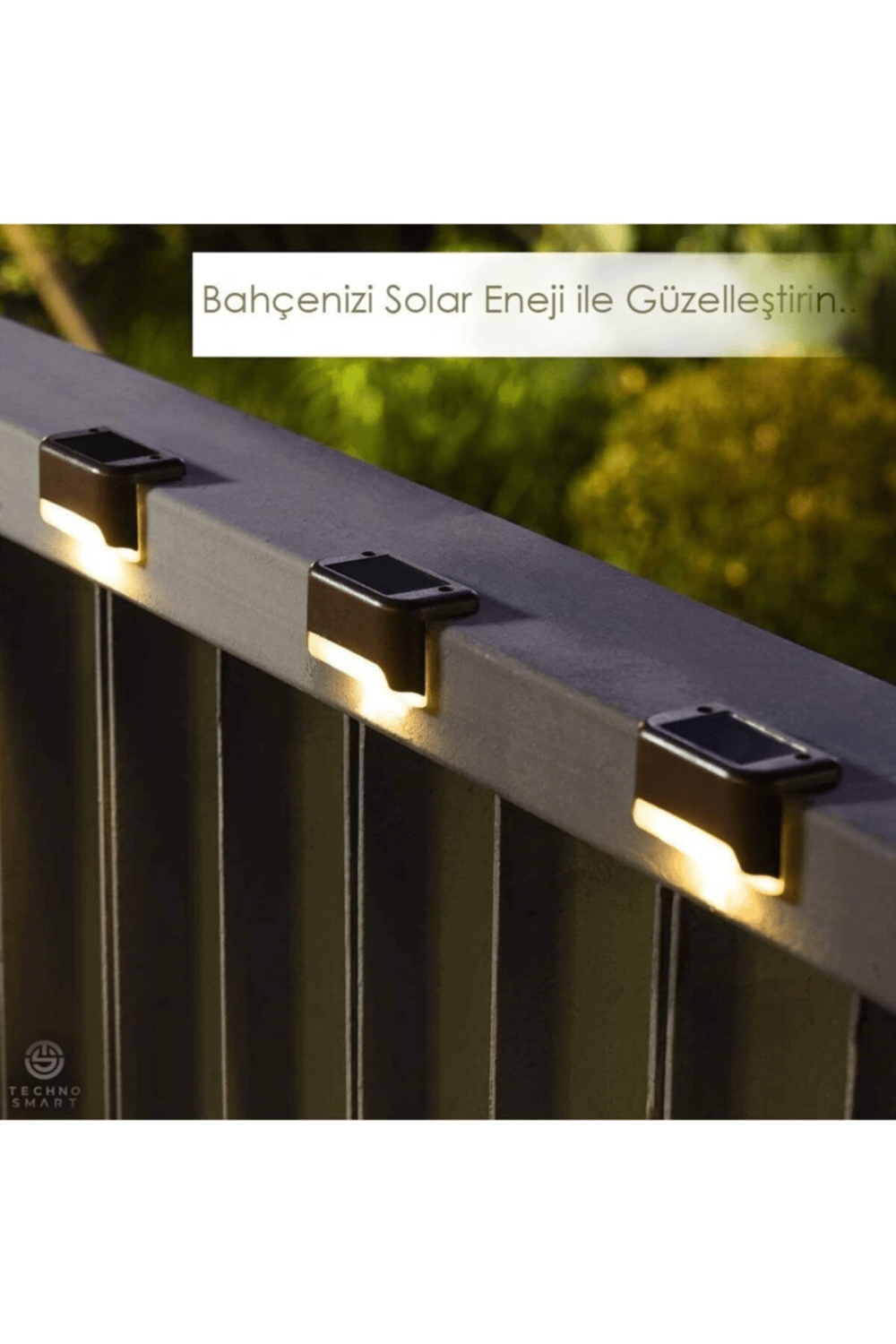 WaterProof Solar Merdiven Lambası 4 Adet