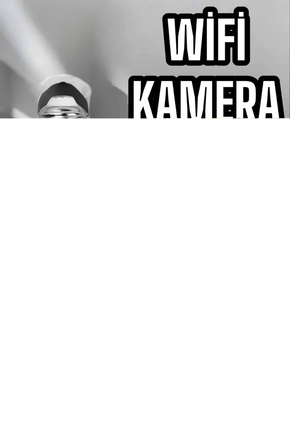 Wifi Kamera Duylu Ampul Görünümlü 360 Derece Dönebilen Ev Kamerası