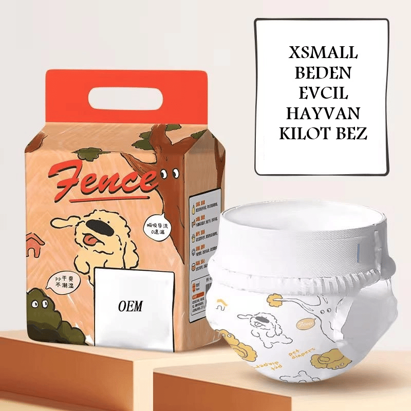 XSmall Beden Evcil Hayvan Kilot Bez - Ultra Emici - Hızlı Kuruyan