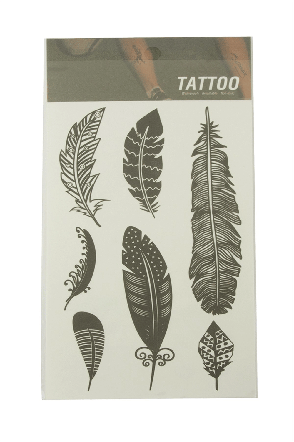 Yaprak Tattoo Dövme Sticker
