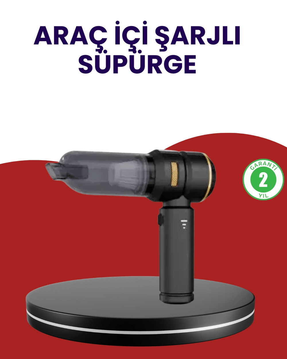 Yüksek Performanslı Araç İçi El Süpürgesi