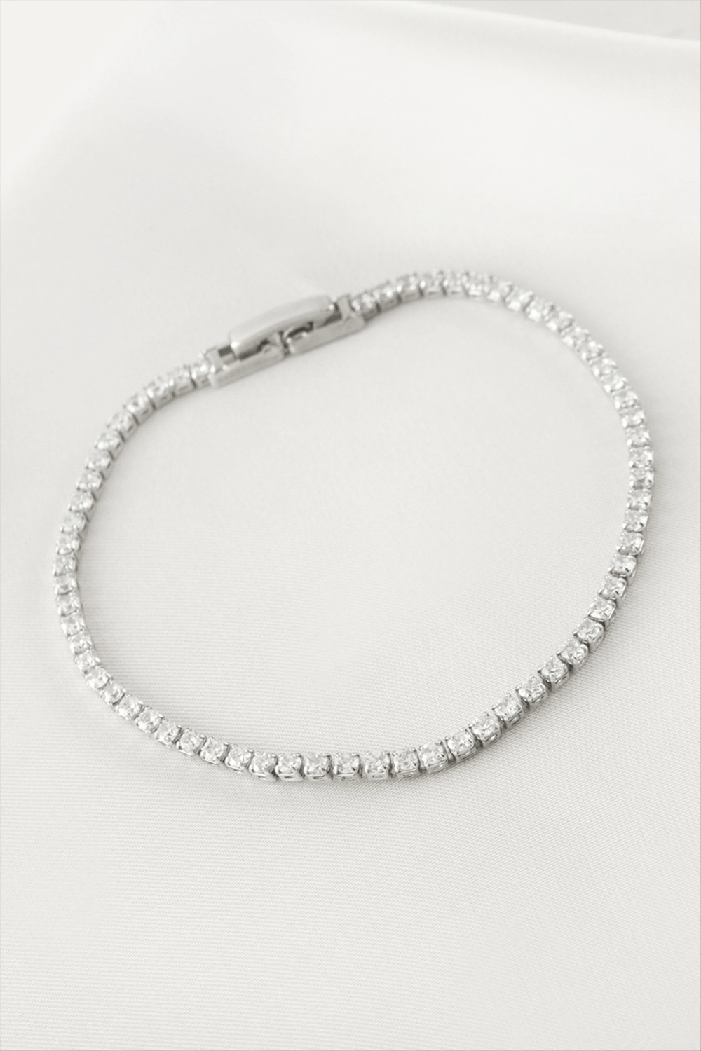 Zirkon Taşlı Suyolu Bileklik 4 mm