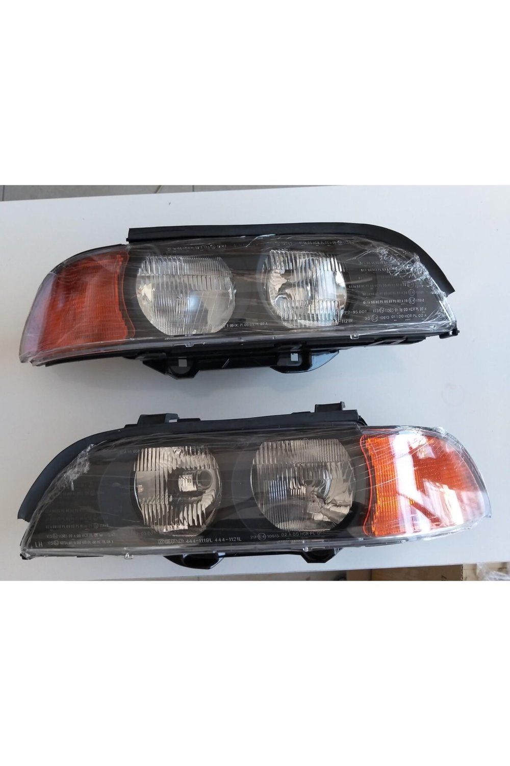 BMW E39 Sağ-Sol far takım Sarı 96-00