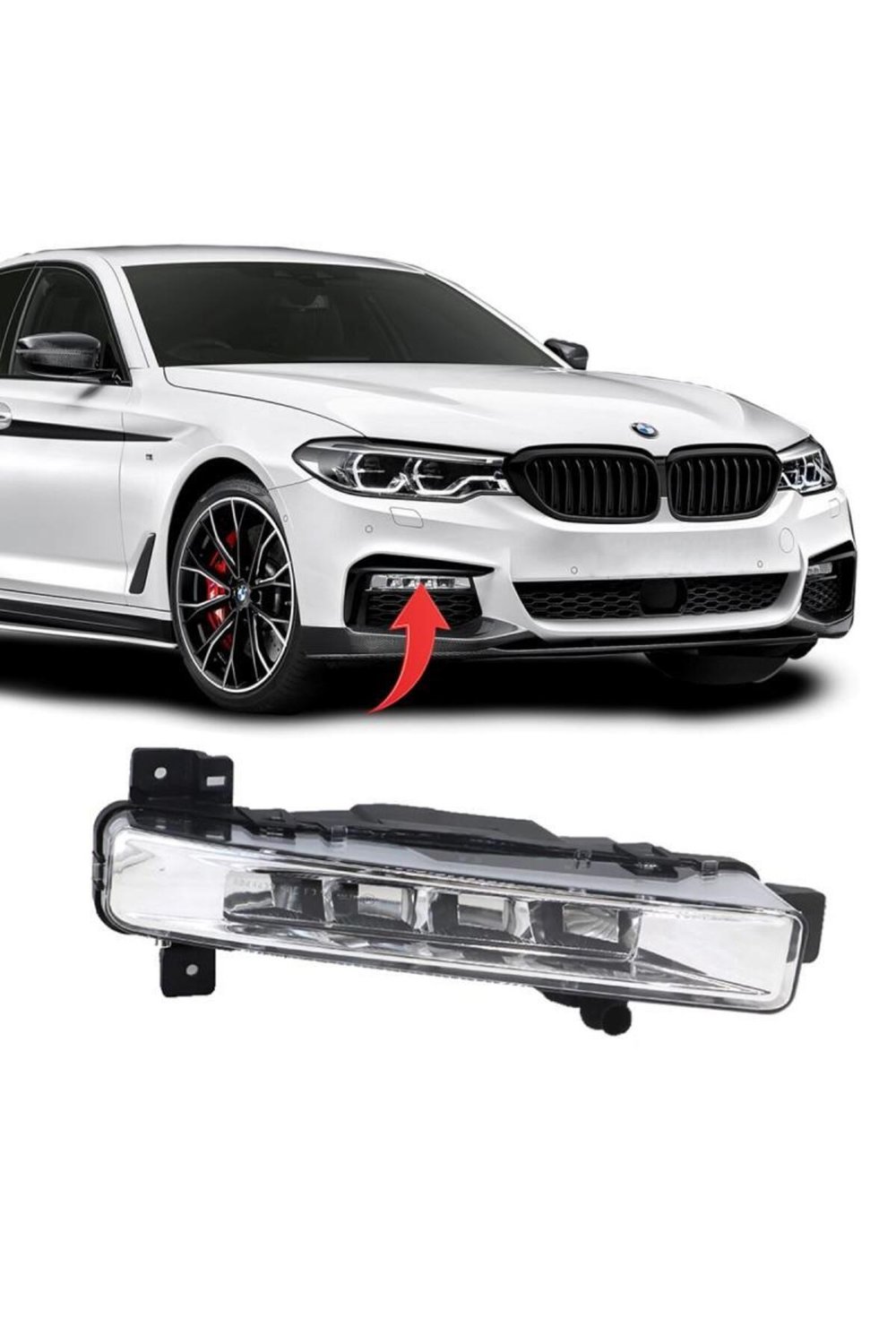 Bmw G30 2017-2021 Sağ Sis Farı Ledli 63177349132