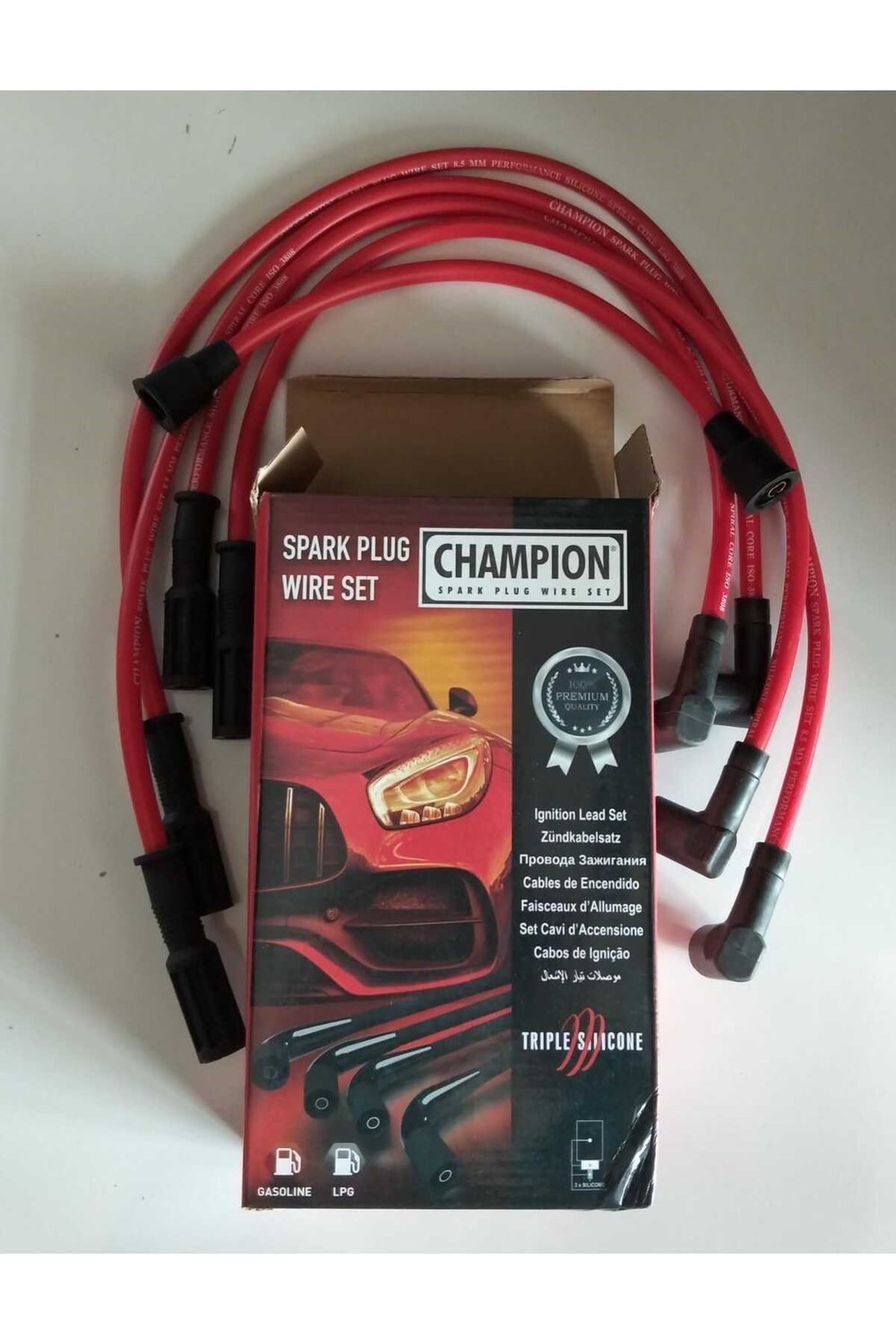 LADA SAMARA BUJİ KABLOSU KIRMIZI 8,5 mm LD-2011-KS CHAMPION